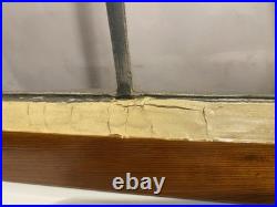 Antique Late 19th Century Victorian Stained Glass Window Restored Frame Wow Antique Late 19th Century Victorian Stained Glass Window Restored Frame Wow