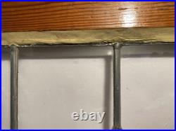 Antique Late 19th Century Victorian Stained Glass Window Restored Frame Wow Antique Late 19th Century Victorian Stained Glass Window Restored Frame Wow