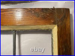 Antique Late 19th Century Victorian Stained Glass Window Restored Frame Wow Antique Late 19th Century Victorian Stained Glass Window Restored Frame Wow