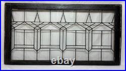 Antique Leaded Clear WAVY Glass Window 44.5x23.5 Chicago Bungalow Transom Deco Antique Leaded Clear WAVY Glass Window 44.5x23.5 Chicago Bungalow Transom Deco