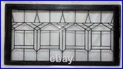 Antique Leaded Clear WAVY Glass Window 44.5x23.5 Chicago Bungalow Transom Deco Antique Leaded Clear WAVY Glass Window 44.5x23.5 Chicago Bungalow Transom Deco