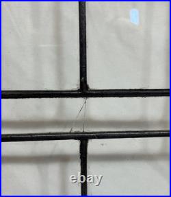 Antique Leaded Clear WAVY Glass Window 44.5x23.5 Chicago Bungalow Transom Deco Antique Leaded Clear WAVY Glass Window 44.5x23.5 Chicago Bungalow Transom Deco
