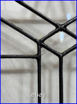 Antique Leaded Clear WAVY Glass Window 44.5x23.5 Chicago Bungalow Transom Deco Antique Leaded Clear WAVY Glass Window 44.5x23.5 Chicago Bungalow Transom Deco