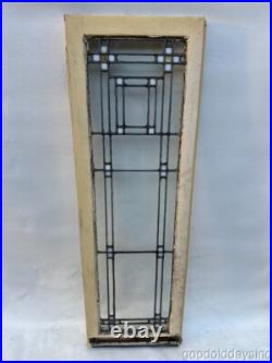 Antique Leaded Glass Door / Window 45 by 15 Circa 1920 Prairie Style Antique Leaded Glass Door / Window 45 by 15 Circa 1920 Prairie Style