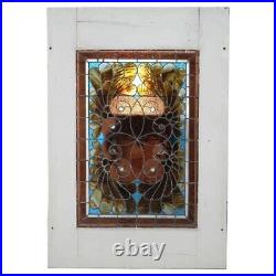 Antique Leaded Glass Window, circa 1920