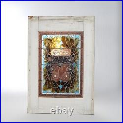 Antique Leaded Glass Window, circa 1920