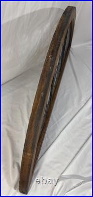 Antique Leaded Stained Glass Arch Window Torch Jewel & Clear Privacy Glass 48.5 Antique Leaded Stained Glass Arch Window Torch Jewel & Clear Privacy Glass 48.5