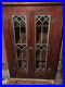 Antique_MISSION_Style_BOOKCASE_CABINET_LEADED_BEVELED_GLASS_Doors_50x33x14_01_yh