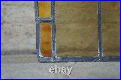 Antique Reclaimed Gothic Victorian Arched Stained Leaded Slag Glass Window 30
