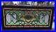 Antique_STAINED_LEADED_TRANSOM_WINDOW_With_BOWS_RIBBONS_01_mx