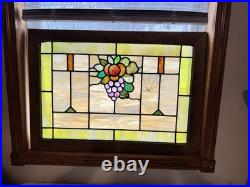 Antique Stained Glass Fruit Grapes Rectangle Window Hanging 34x24. Make An Offer Antique Stained Glass Fruit Grapes Rectangle Window Hanging 34x24. Make An Offer