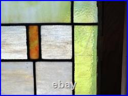 Antique Stained Glass Fruit Grapes Rectangle Window Hanging 34x24. Make An Offer
