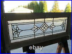 Antique Stained Glass Transom Window 2 Of 2 37.25 X 14.75 Salvage