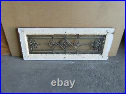 Antique Stained Glass Transom Window 2 Of 2 37.25 X 14.75 Salvage Antique Stained Glass Transom Window 2 Of 2 37.25 X 14.75 Salvage
