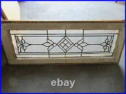 Antique Stained Glass Transom Window 2 Of 2 37.25 X 14.75 Salvage Antique Stained Glass Transom Window 2 Of 2 37.25 X 14.75 Salvage