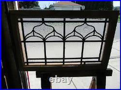 Antique Stained Glass Transom Window 34 X 22 Architectural Salvage
