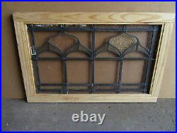 Antique Stained Glass Transom Window 34 X 22 Architectural Salvage
