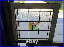 Antique Stained Glass Window Arts And Crafts 24 Sq Architectural Salvage Antique Stained Glass Window Arts And Crafts 24 Sq Architectural Salvage