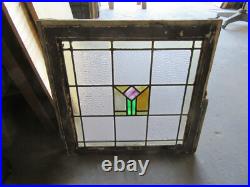 Antique Stained Glass Window Arts And Crafts 24 Sq Architectural Salvage Antique Stained Glass Window Arts And Crafts 24 Sq Architectural Salvage