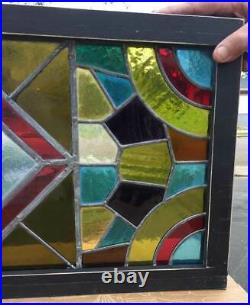 Antique Stained Glass Window (transom)