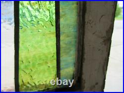 Antique Stained Glass Windows Art Nouveau Double Hung Top Bottom Salvage
