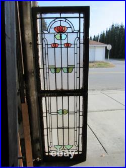 Antique Stained Glass Windows Top And Bottom Set Architectural Salvage Antique Stained Glass Windows Top And Bottom Set Architectural Salvage