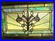Antique_VICTORIAN_STAINED_LEADED_GLASS_WINDOW_With_JEWELS_Support_Braces_01_oe