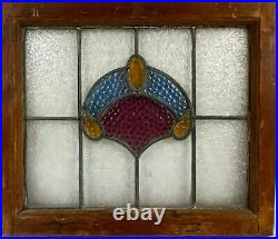Antique Vintage c1920 English Craftsman Stained Glass Window