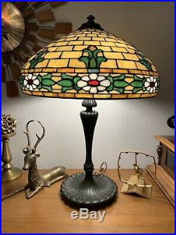 Antique Wilkinson Leaded Glass Lamp Duffner Handel Tiffany Era