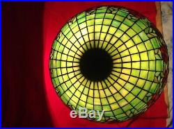 Antique leaded glass lamp 1907, williamson, Tiffany, sues, Whaley, Handel, Wilkinso