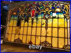 Antique stained Glass window, French Estate