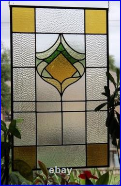 Antique stained glass window, panel, salvage, newley restored, ready to hang Antique stained glass window, panel, salvage, newley restored, ready to hang