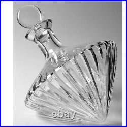 Astral Peerage Tilted Decanter Lead Crystal Blown Glass Retired DISCONTINUED