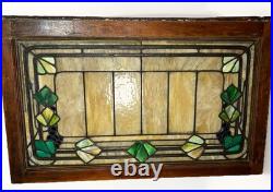 Beautiful Antique Chicago Stained Leaded Glass Window Beautiful Antique Chicago Stained Leaded Glass Window