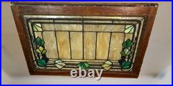 Beautiful Antique Chicago Stained Leaded Glass Window Beautiful Antique Chicago Stained Leaded Glass Window