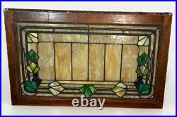 Beautiful Antique Chicago Stained Leaded Glass Window Beautiful Antique Chicago Stained Leaded Glass Window