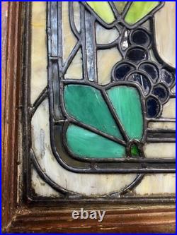 Beautiful Antique Chicago Stained Leaded Glass Window Beautiful Antique Chicago Stained Leaded Glass Window