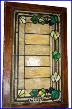 Beautiful Antique Chicago Stained Leaded Glass Window Beautiful Antique Chicago Stained Leaded Glass Window