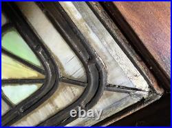 Beautiful Antique Chicago Stained Leaded Glass Window Beautiful Antique Chicago Stained Leaded Glass Window