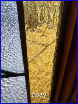 Beautiful Antique Stained Leaded Glass Window 41x18 from Chicago Circa 1915 Beautiful Antique Stained Leaded Glass Window 41x18 from Chicago Circa 1915