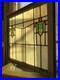 Beautiful_Large_Stained_Glass_Vintage_Window_Pane_Yellow_Green_And_Orange_01_wj