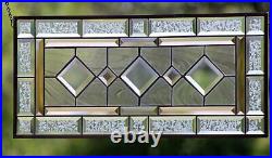 Beveled Stained Glass Window Panel Fabulous Fall 12 1/2x 26 1/2