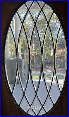 Beveled glass window