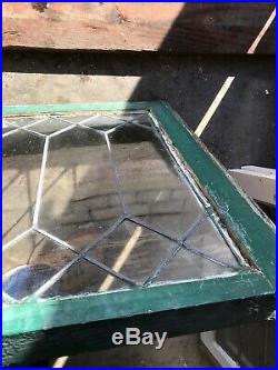 Cassandra SG 1112 antique leaded glass window strong stepmom 22.5 x 23.5