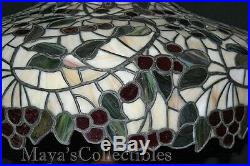 Chicago Mosaic Leaded Stained Glass Lamp Shade Cherry Tree Tiffany Style 25