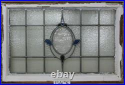 Classy Abstract Old English Leaded Stained Glass Window Transom 30.75 X 20.5