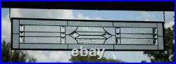 Clear, beveled stained glass window hanging sidelight, transom, obscure texture