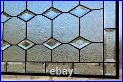 Clearly BeautifulFrosted Stained Glass Panel, Window Hanging? 32 5/8 x 20 5/8