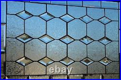 Clearly BeautifulFrosted Stained Glass Panel, Window Hanging? 32 5/8 x 20 5/8