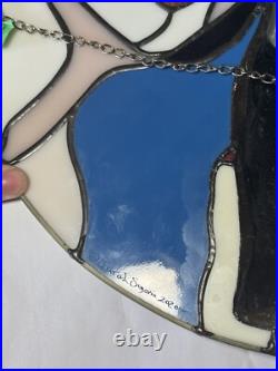 Coca Cola Coke Stained Glass after Christian Berger Window Suncatcher 16 inch Coca Cola Coke Stained Glass after Christian Berger Window Suncatcher 16 inch